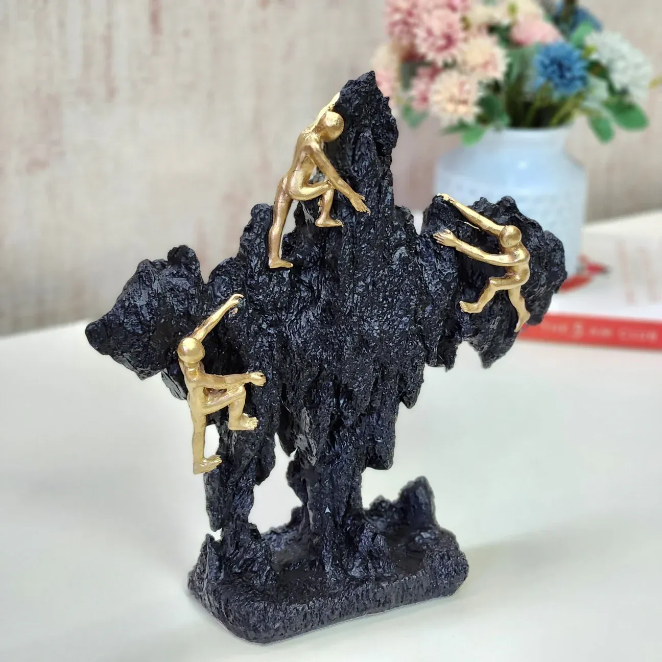 Image of Mountain Man Artifact – Black Decorative Sculpture